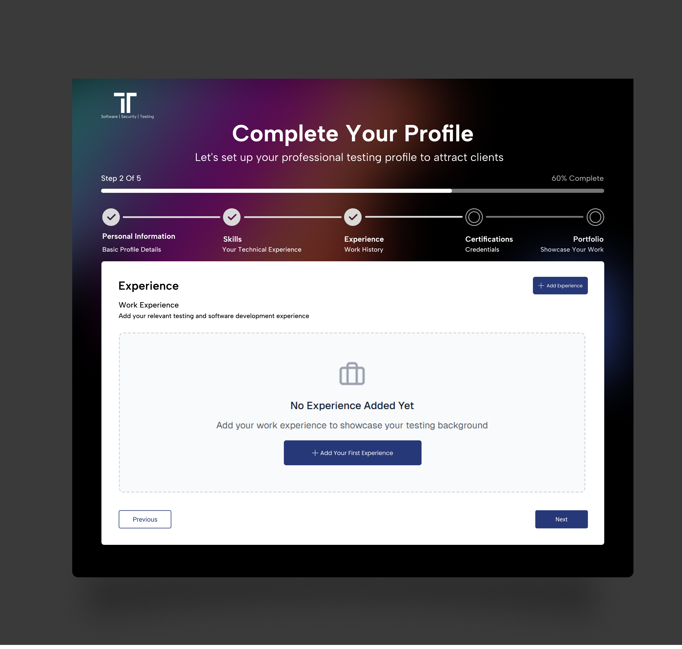 iTester credibility score screen